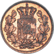 Monnaie, Etats allemands, BAVARIA, Ludwig II, 2 Pfennig, 1864, TTB, Cuivre