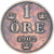 Moneda, Suecia, Oscar II, Ore, 1902, BC+, Bronce, KM:750