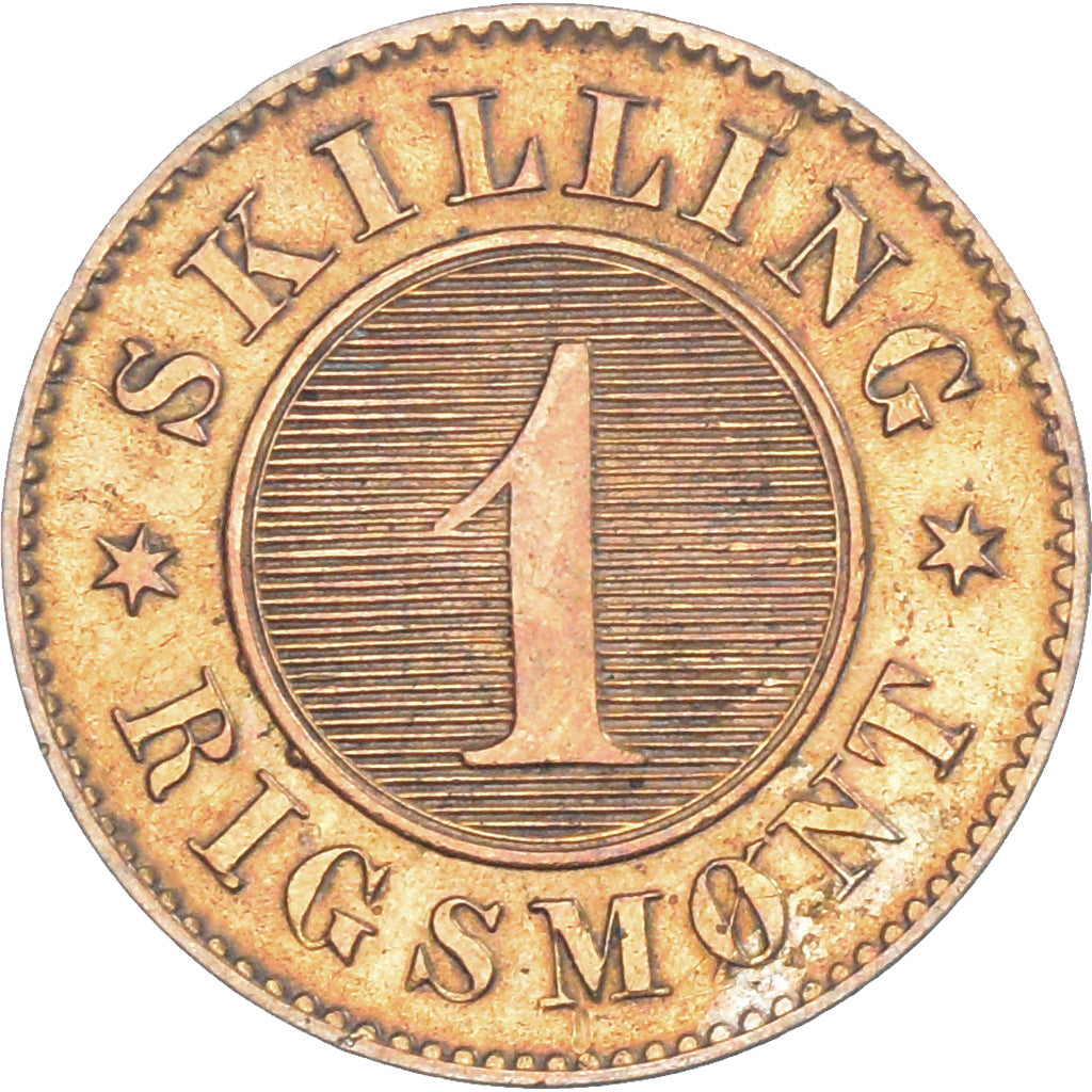 Monnaie, Danemark, Frederik VII, Skilling Rigsmont, 1860, Copenhagen, TTB+