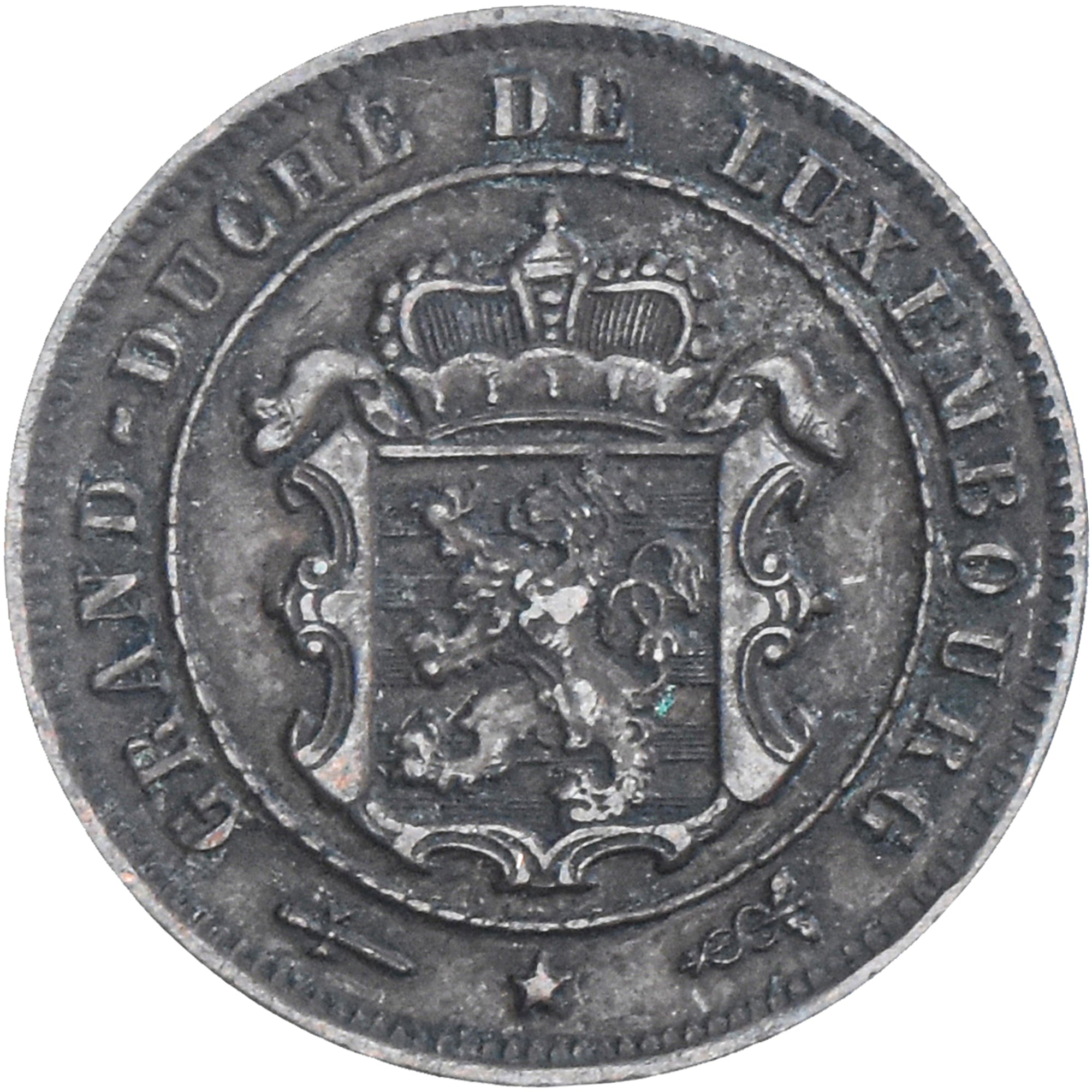 Coin, Luxembourg, William III, 2-1/2 Centimes, 1901, Utrecht, EF(40-45), Bronze