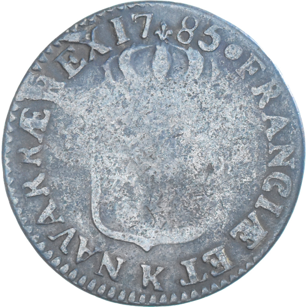 Munten, Frankrijk, Louis XVI, Sol ou sou, Sol, 1785, Bordeaux, ZG+, Koper