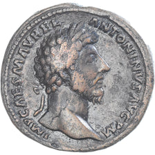 Münze, Marcus Aurelius, Sesterz, 162, Rome, SS, Kupfer, RIC:826