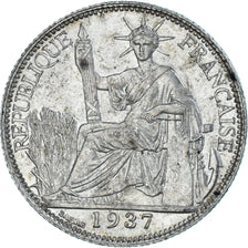 Münze, FRENCH INDO-CHINA, 20 Cents, 1937, Paris, VZ, Silber, KM:17.2