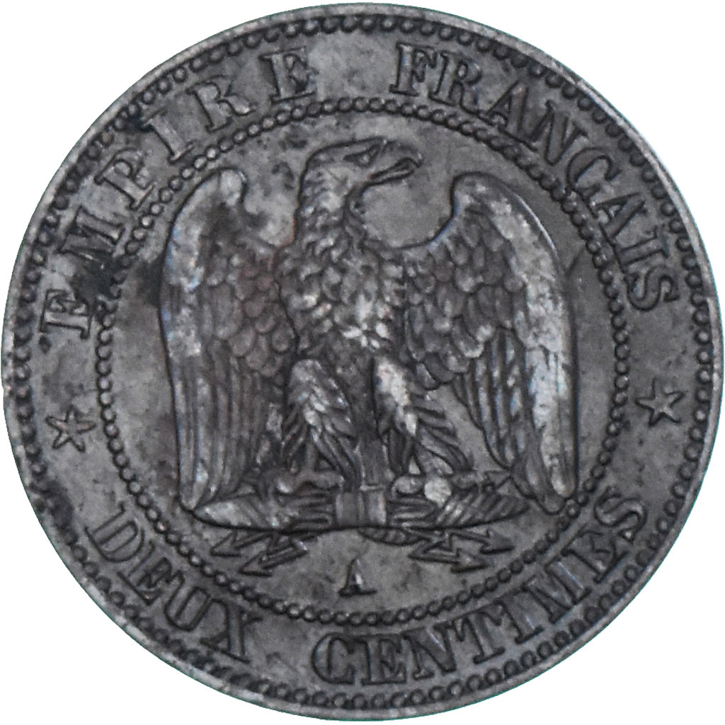 Coin, France, Napoleon III, 2 Centimes, 1854, Paris, VF(30-35), Bronze