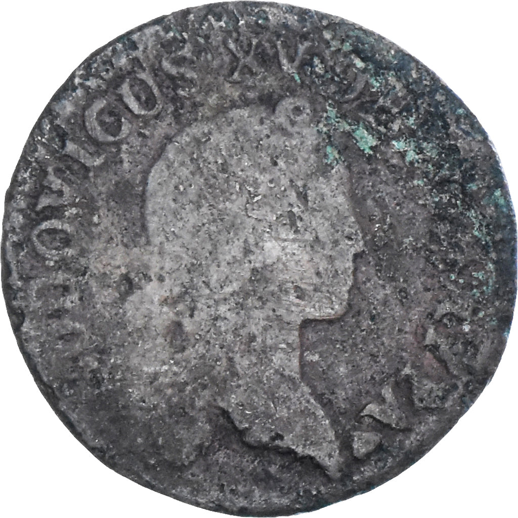 Coin, France, Louis XV, Liard, 1720, Strasbourg, VF(20-25), Copper, KM:450.3