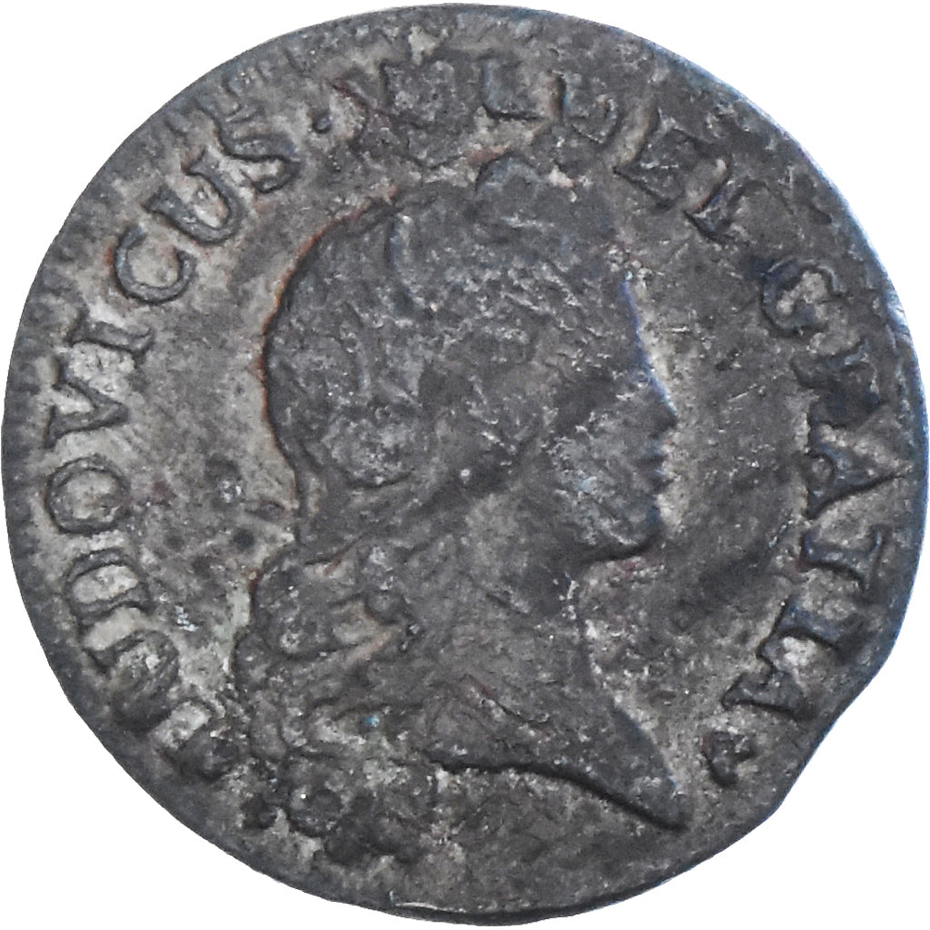 Moneta, Francja, Louis XV, Liard, 1720, Strasbourg, VF(30-35), Miedź, KM:450.3