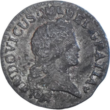 Moneta, Francja, Louis XV, Liard, 1720, Strasbourg, VF(30-35), Miedź, KM:450.3