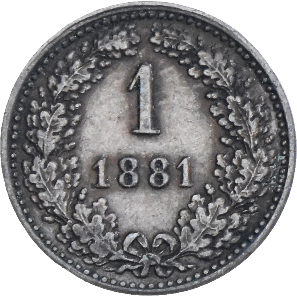 Coin, Austria, Franz Joseph I, Kreuzer, 1881, VF(30-35), Copper, KM:2186