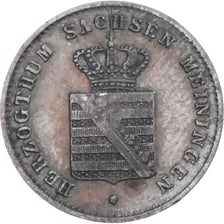 Coin, German States, SAXE-MEININGEN, Georg II, Pfennig, 1868, EF(40-45), Copper
