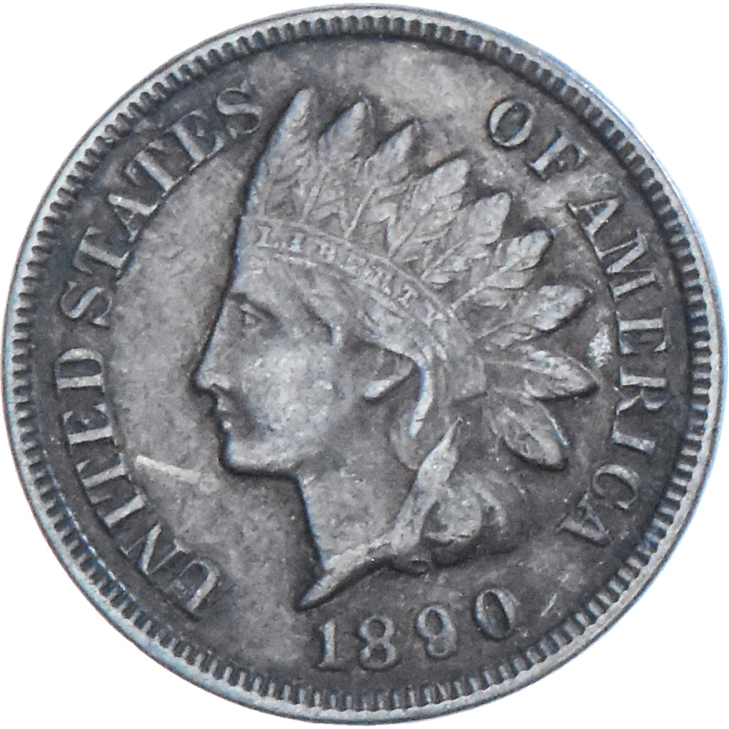 Münze, Vereinigte Staaten, Indian Head Cent, Cent, 1890, U.S. Mint