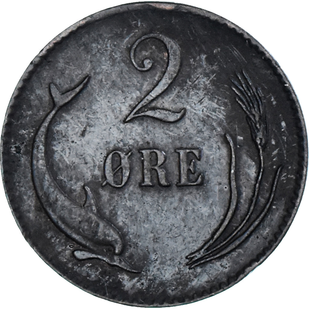 Coin, Sweden, Oscar II, 2 Öre, 1874, VF(30-35), Bronze, KM:735