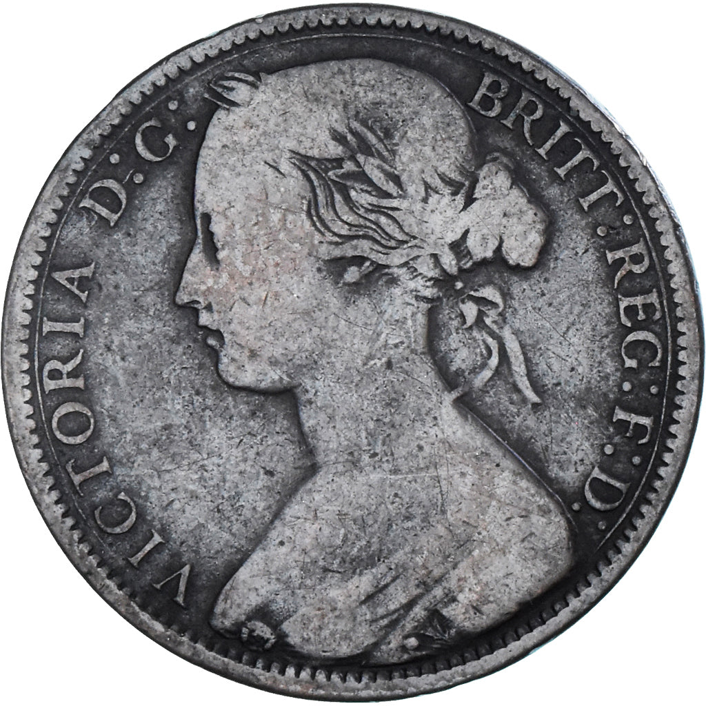 Monnaie, Grande-Bretagne, Victoria, Penny, 1873, TB, Bronze, KM:749.2