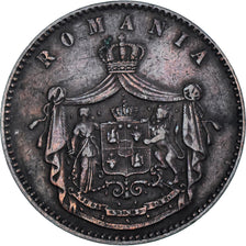 Coin, Romania, Carol I, 10 Bani, 1867, EF(40-45), Copper, KM:4.2