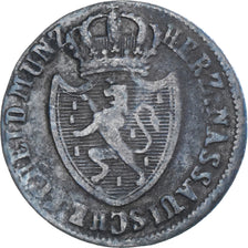 Coin, German States, NASSAU, Wilhelm, 1/4 Kreuzer, 1819, Usingen, VF(30-35)