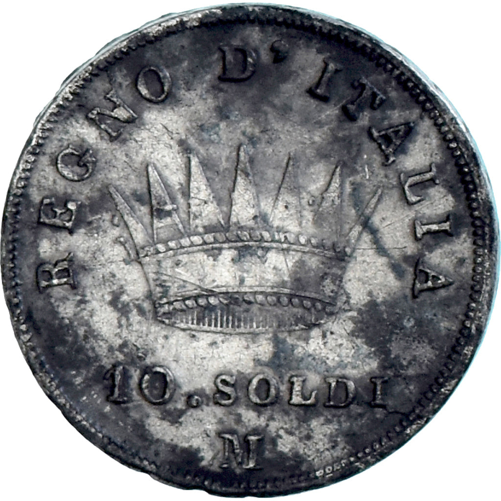 Coin, ITALIAN STATES, KINGDOM OF NAPOLEON, Napoleon I, 10 Soldi, 1811, Milan