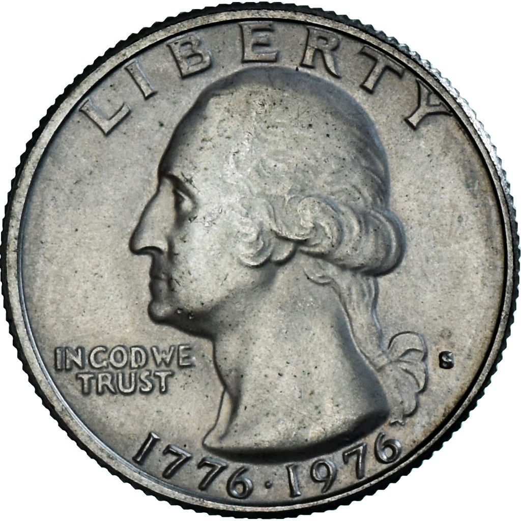Coin, United States, Washington Quarter, Quarter, 1976, San Francisco, MS(63)