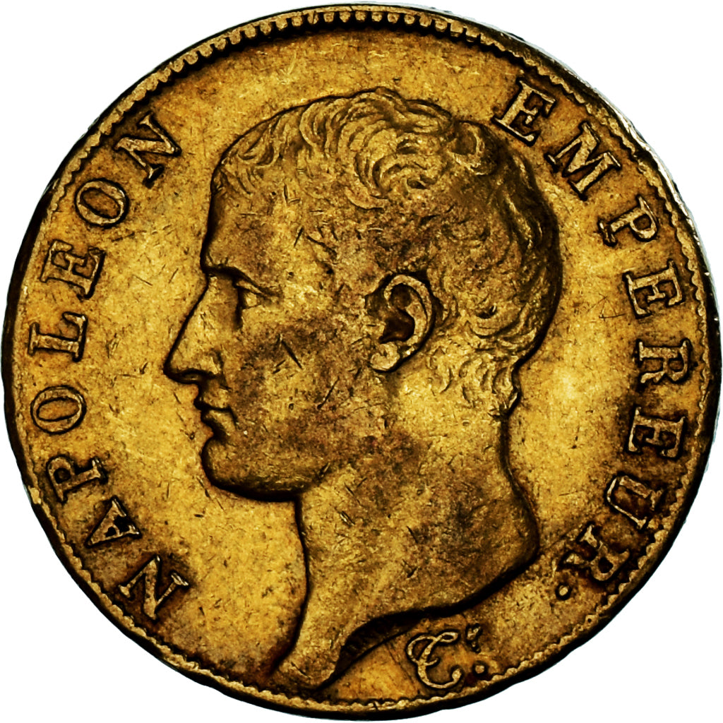 Moneda, Francia, Napoléon I, 40 Francs, AN 13, Paris, MBC, Oro, KM:664.1