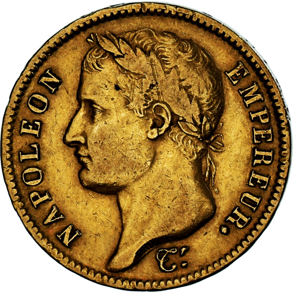 Münze, Frankreich, Napoléon I, 40 Francs, 1811, Paris, S+, Gold, KM:696.1
