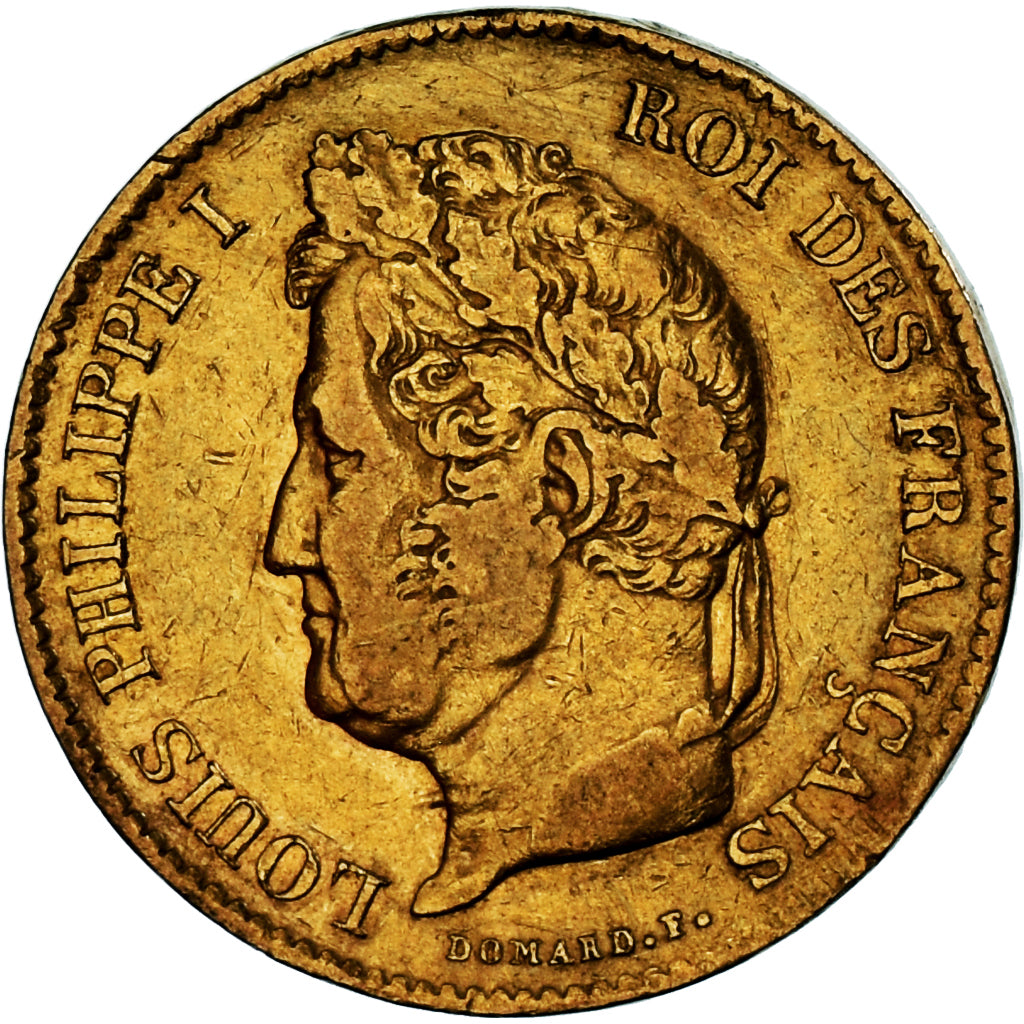 Moneta, Francja, Louis-Philippe, 40 Francs, 1834, Paris, EF(40-45), Złoto
