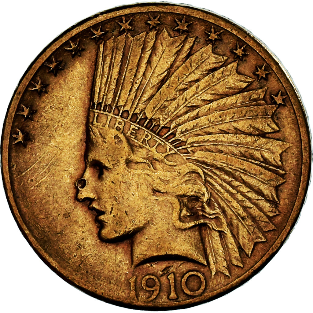 Münze, Vereinigte Staaten, Indian Head, $10, Eagle, 1910, San Francisco, SS