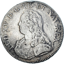 Coin, France, Louis XV, Écu aux branches d'olivier, Ecu, 1737, Strasbourg