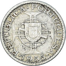 Moneta, Angola, 10 Escudos, 1955, BB, Argento, KM:73