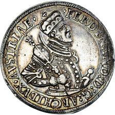 Moneta, Austria, Tyrol, Ferdinand I, Thaler, Hall, BB, Argento