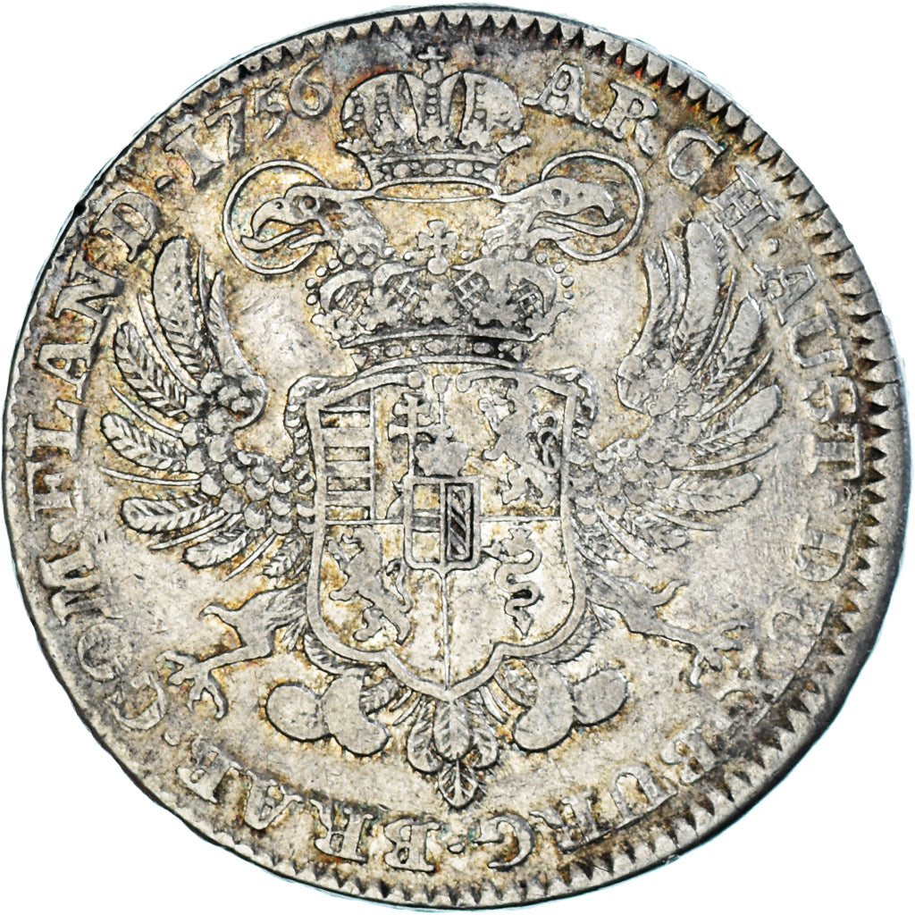 Coin, AUSTRIAN NETHERLANDS, Maria Theresa, Kronenthaler, 1756, Anvers