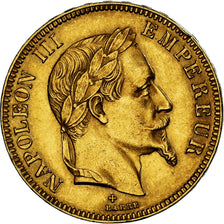 Moneta, Francja, Napoleon III, 100 Francs, 1869, Paris, AU(50-53), Złoto