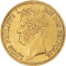 Coin, France, Louis-Philippe, 20 Francs, 1831, Paris, EF(40-45), Gold, KM:739.1