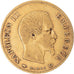 Moeda, França, Napoleon III, 10 Francs, 1859, Paris, VF(30-35), Dourado
