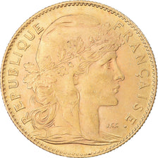 Coin, France, Marianne, 10 Francs, 1906, Paris, AU(55-58), Gold, KM:846