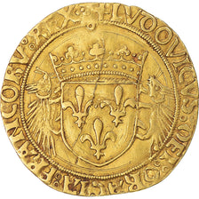 Coin, France, Louis XII, Ecu d'or aux Porcs-Epics, Lyon, EF(40-45), Gold