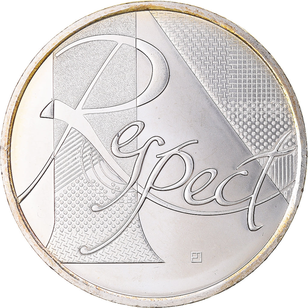 France, 25 Euro, Respect, 2013, Paris, MS(64), Silver