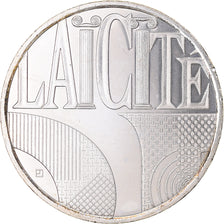 France, 25 Euro, Laicité, 2013, Paris, MS(63), Silver