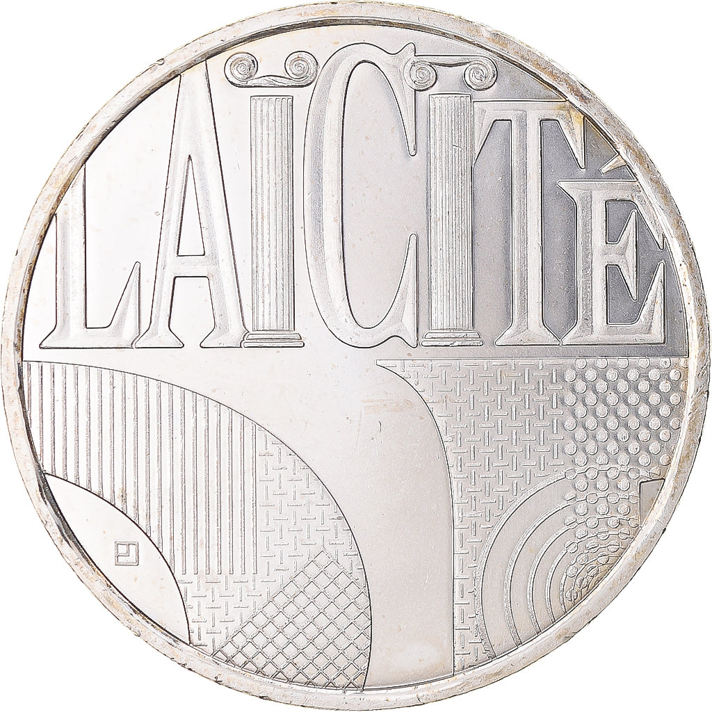 France, 25 Euro, Laicité, 2013, Paris, MS(64), Silver