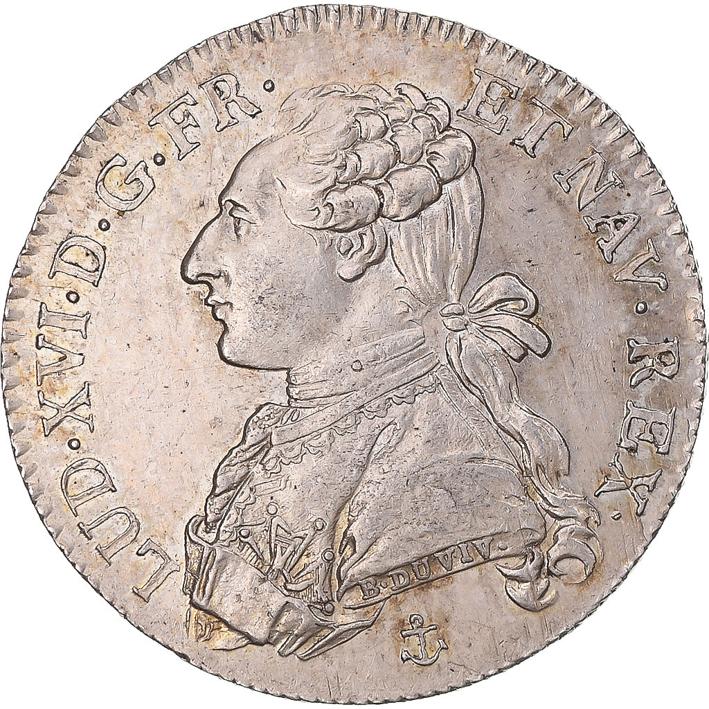 Coin, France, Louis XVI, 1/5 Écu, 24 Sols, 1/5 ECU, 1788, La Rochelle