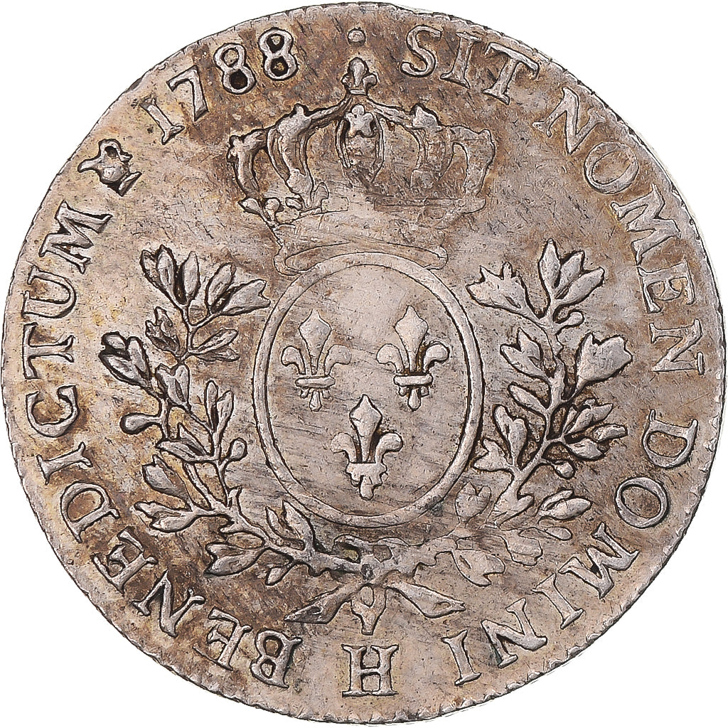 Münze, Frankreich, Louis XVI, 1/5 Écu, 24 Sols, 1/5 ECU, 1788, La Rochelle