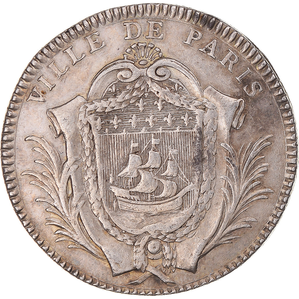 France, Jeton, Royal, Louis XVI, J.B.F de la Michodière, Prévôt des marchands