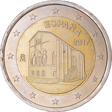 Spain, 2 Euro, Églises du royaume des Asturies, 2017, MS(64), Bi-Metallic