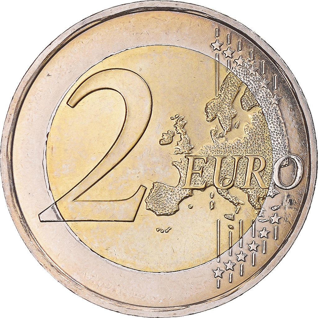 Francia, 2 Euro, 25e Anniversaire du ruban rose, 2017, Paris, SPL, Bi-metallico