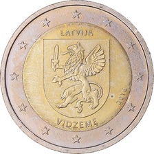 Lettonie, 2 Euro, Vidzeme, 2016, SUP+, Bimétallique
