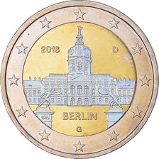 GERMANY - FEDERAL REPUBLIC, 2 Euro, Berlin, 2018, Karlsruhe, Iridescent, MS(63)
