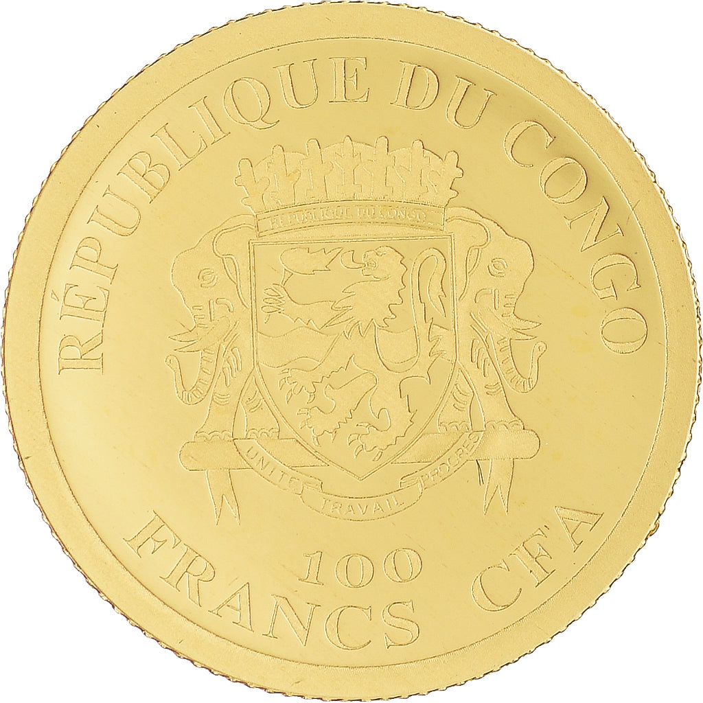 Moneta, Republika Konga, Le trésor de Crésus, 100 Francs CFA, 2020, MS(65-70)