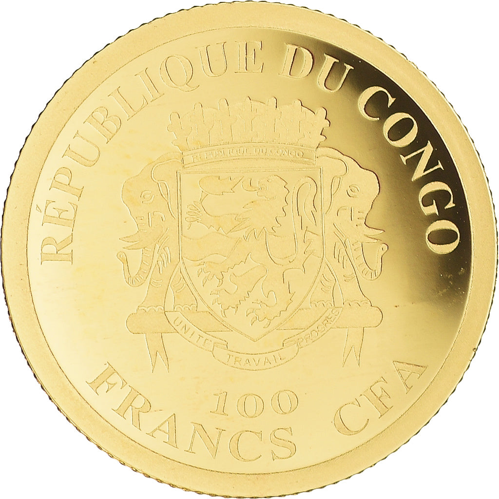 Moeda, República do Congo, L'or d'Inca, 100 Francs CFA, 2020, MS(65-70)