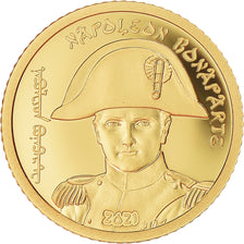 Coin, Mongolia, 1000 Tugrik, 2021, Napoléon Bonaparte, MS(65-70), Gold