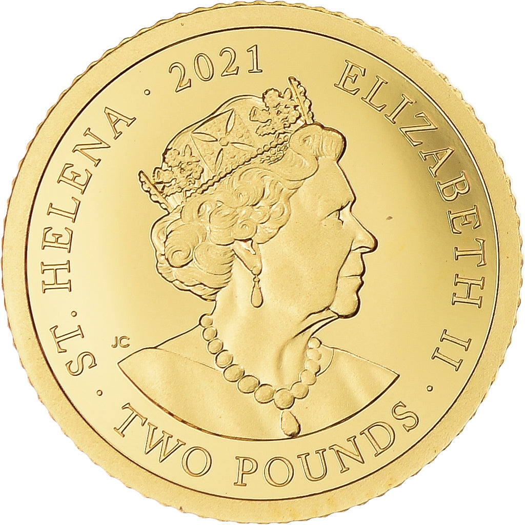 Monnaie, Sainte-Hélène, Bicentenaire, 2 Pounds, 2021, British Royal Mint