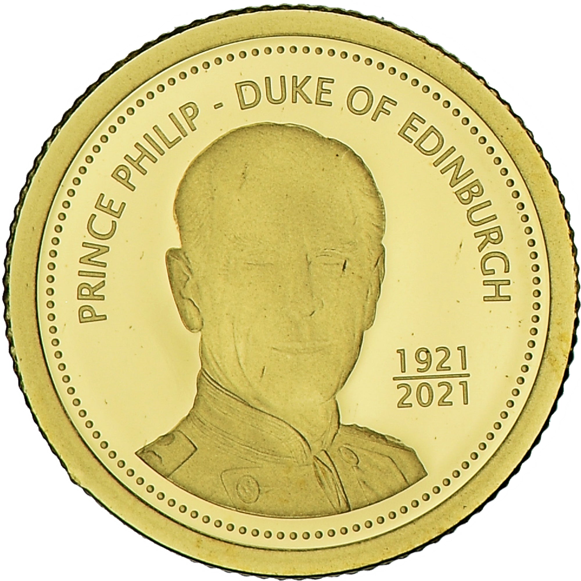 Monnaie, Niue, Philip Mountbatten, duc d'Édimbourg, 2-1/2 Dollars, 2021, FDC