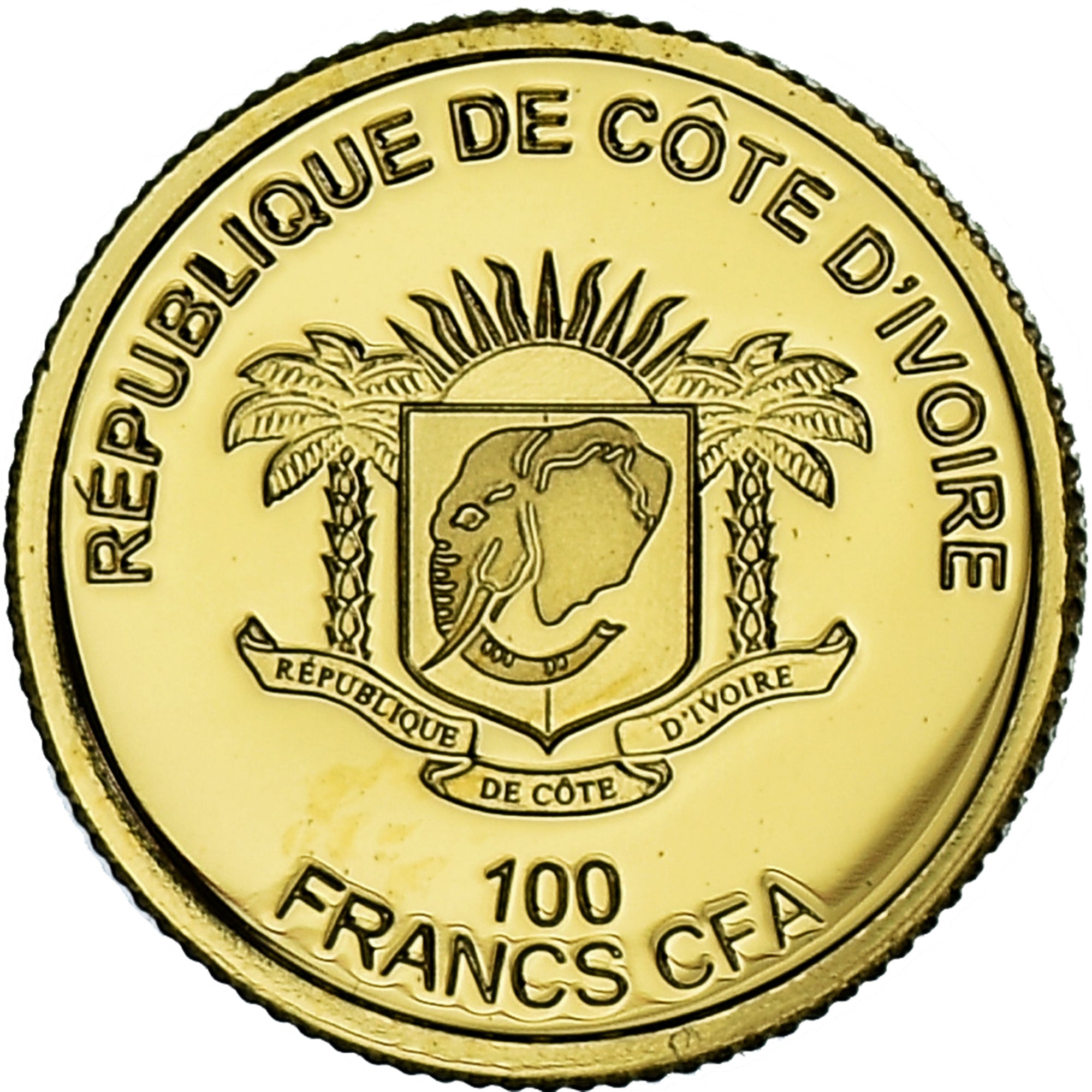 Moneta, Wybrzeże Kości Słoniowej, Les pyramides de Gizeh, 100 Francs CFA