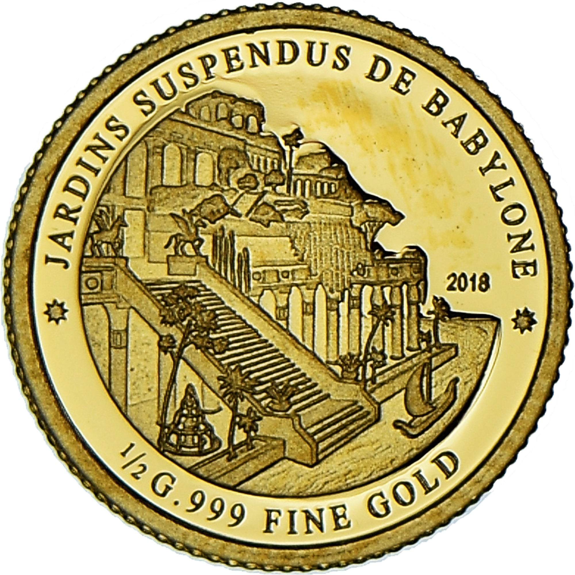 Coin, Ivory Coast, Jardins suspendus de Babylone, 100 Francs CFA, 2018